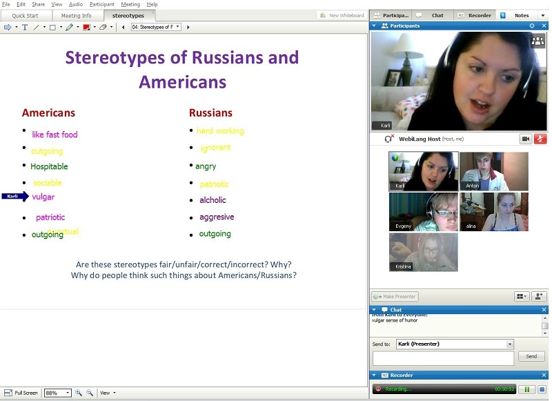 Онлайн-занятия по английскому языку с носителем из США