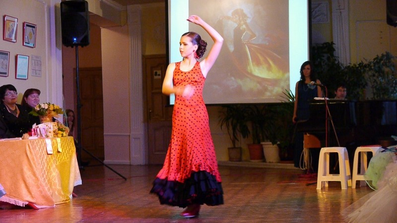 Фламенко в школе Flamencomania